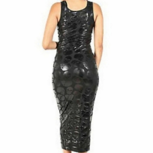 Iron Fist Skullz Club Maxi Dress Black M - Picture 2 of 10